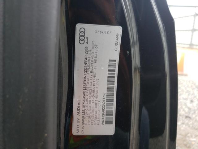 Photo 10 from auction – 2016 AUDI A5 PREMIUM with VIN WAUHGAFR2GA011769