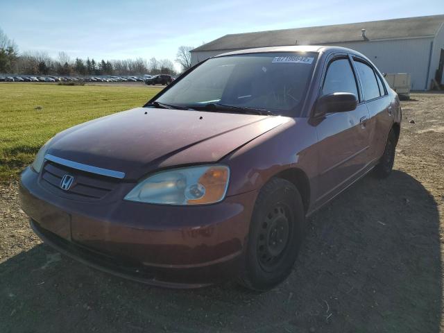 Photo 2 from auction – 2002 HONDA CIVIC LX with VIN 1HGES16542L080320