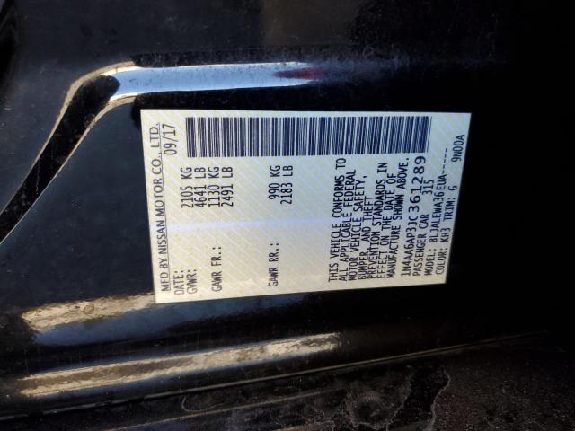 Photo 10 from auction – 2018 NISSAN MAXIMA 3.5 with VIN 1N4AA6AP3JC361289