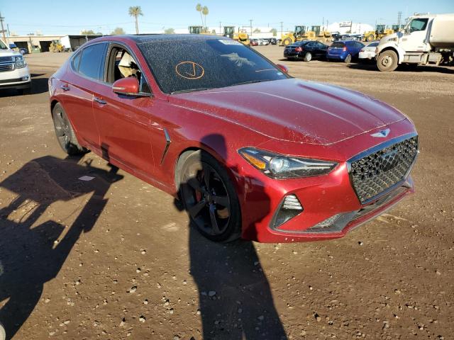 GENESIS G70 PRESTI 2019 with VIN KMTG34LE4KU015361 - Photo from auction