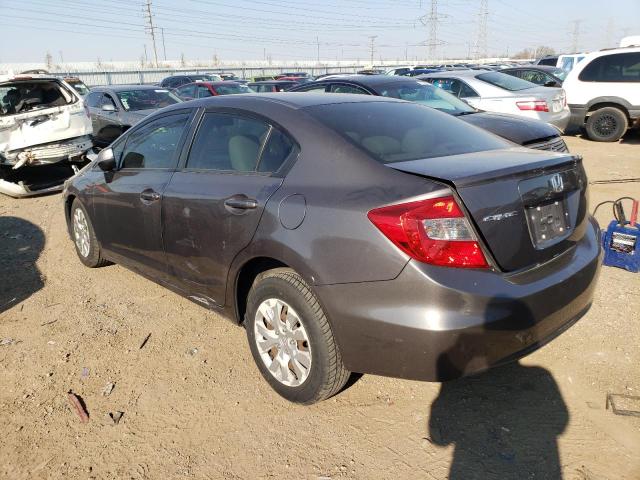 Photo 3 from auction – 2012 HONDA CIVIC LX with VIN 19XFB2F57CE051199