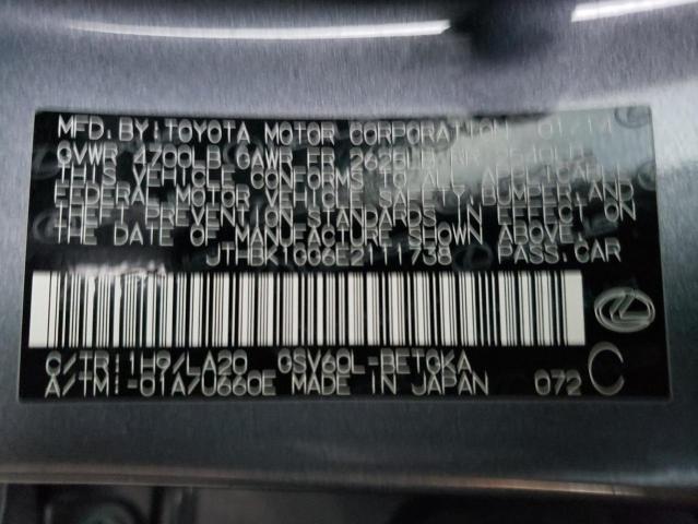 Zdjęcie 10 z aukcji – 2014 LEXUS ES 350 z VIN JTHBK1GG6E2111738