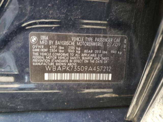 Photo 10 from auction – 2009 BMW 328 XI with VIN WBAPK73509A457212
