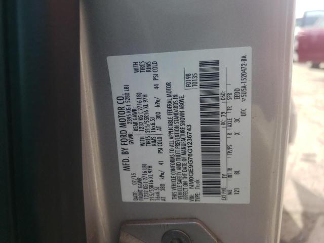 Photo 10 from auction – 2016 FORD TRANSIT CO with VIN NM0GE9G76G1236743