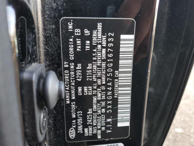 صورة رقم 10 من المزاد - 2013 KIA OPTIMA EX مع VIN 5XXGN4A75DG167932