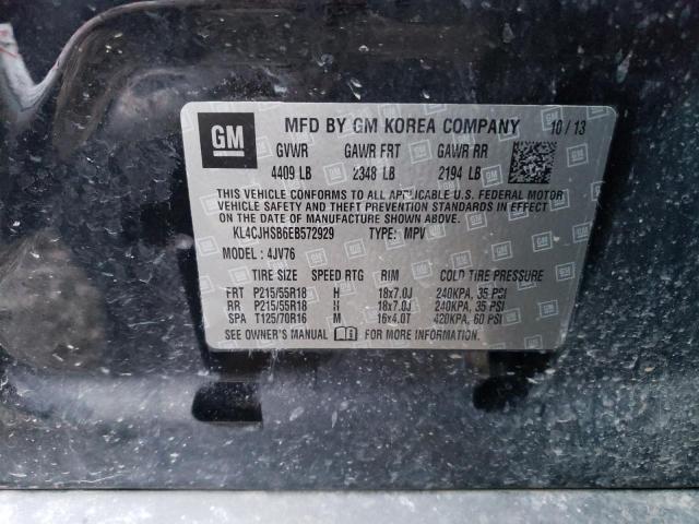 Photo 10 from auction – 2014 BUICK ENCORE PRE with VIN KL4CJHSB6EB572929
