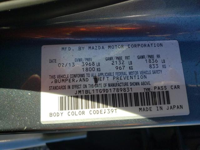 Photo 10 from auction – 2013 MAZDA 3 I with VIN JM1BL1TG9D1789831