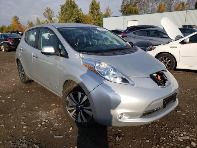 NISSAN LEAF S 2017 with VIN 1N4BZ0CP7HC307284 - Photo from auction