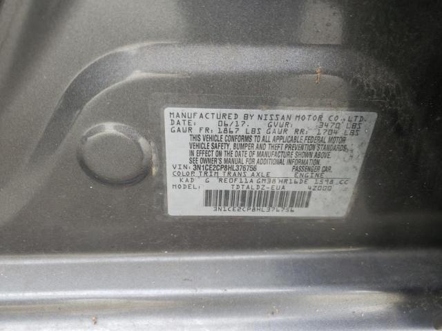 Photo 10 from auction – 2017 NISSAN VERSA NOTE with VIN 3N1CE2CP8HL376756