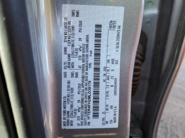 Photo 10 from auction – 2021 FORD RANGER XL with VIN 1FTER4FH2MLD38178