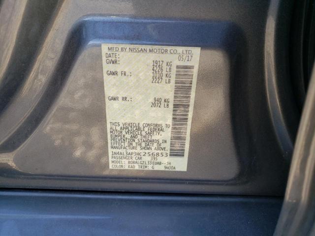 Photo 10 from auction – 2017 NISSAN ALTIMA 2.5 with VIN 1N4AL3AP3HC256853
