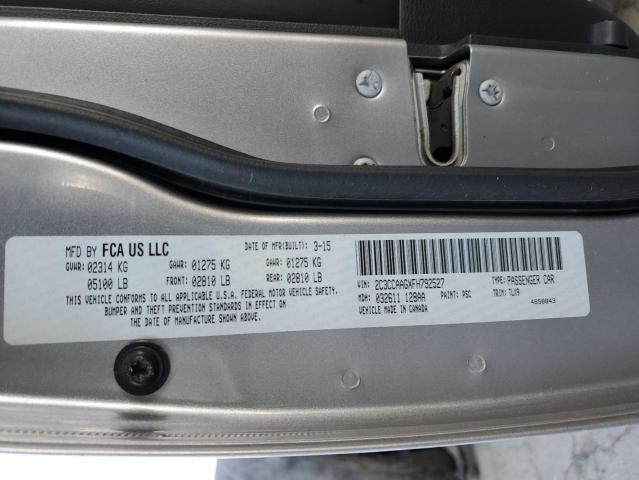 Photo 10 from auction – 2015 CHRYSLER 300 LIMITE with VIN 2C3CCAAGXFH792527