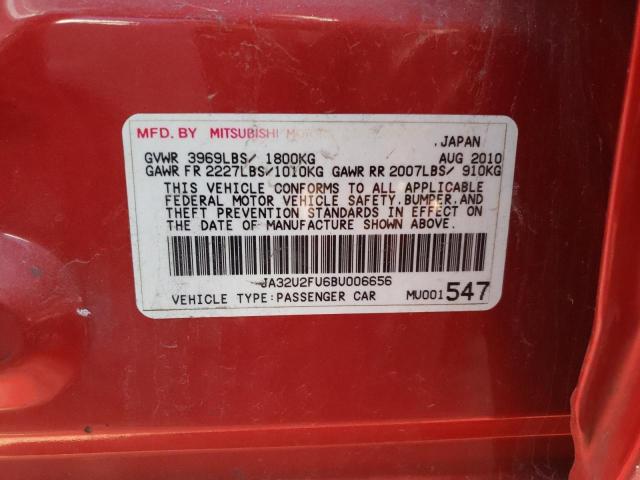 Photo 10 from auction – 2011 MITSUBISHI LANCER ES/ with VIN JA32U2FU6BU006656
