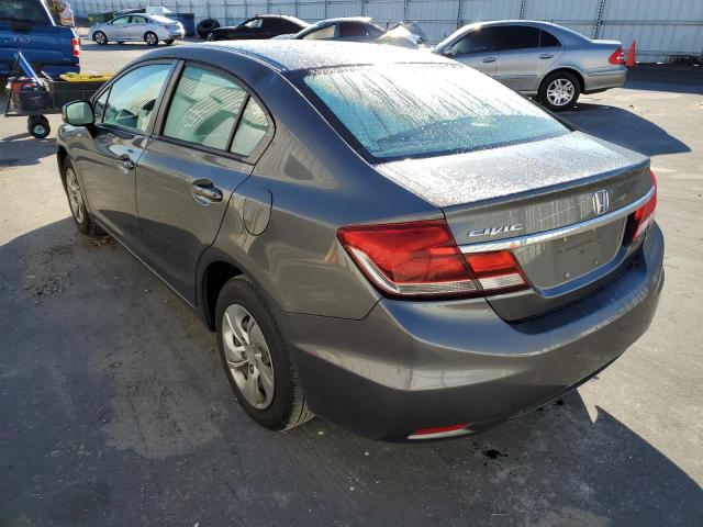 Photo 3 from auction – 2013 HONDA CIVIC LX with VIN 19XFB2F54DE209676