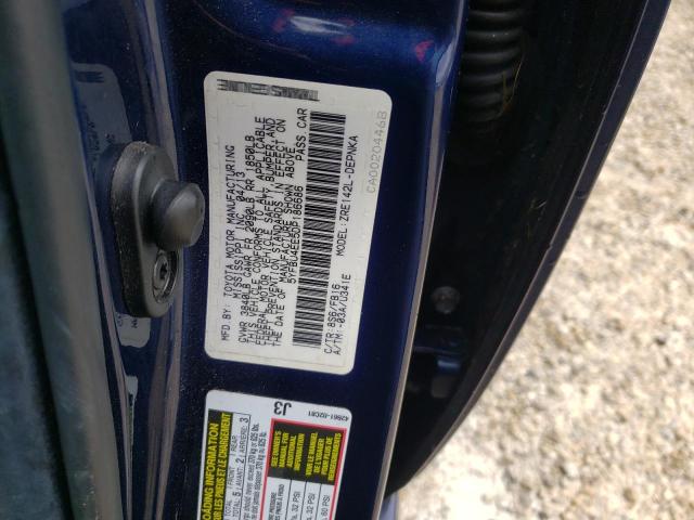Photo 10 from auction – 2013 TOYOTA COROLLA BA with VIN 5YFBU4EE5DP186686
