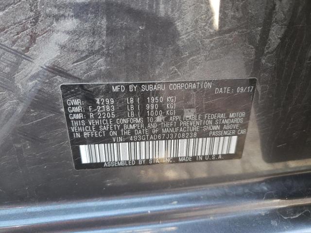 Photo 10 from auction – 2018 SUBARU IMPREZA PR with VIN 4S3GTAD67J3708238