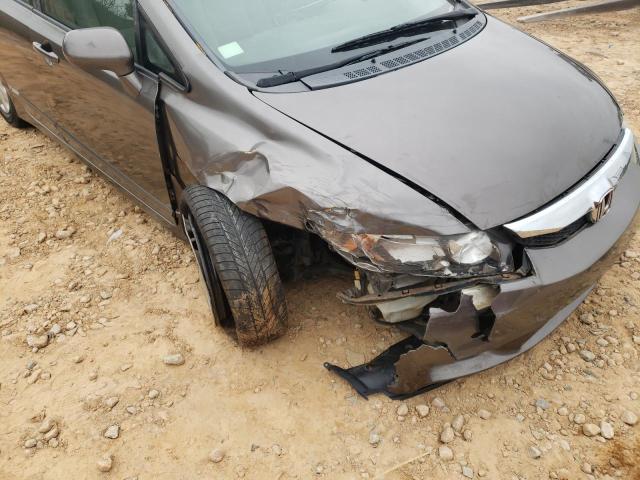 Photo 9 from auction – 2009 HONDA CIVIC LX with VIN 1HGFA16539L027643