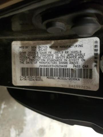 Photo 10 from auction – 1997 TOYOTA COROLLA BA with VIN 1NXBA02E5VZ629439