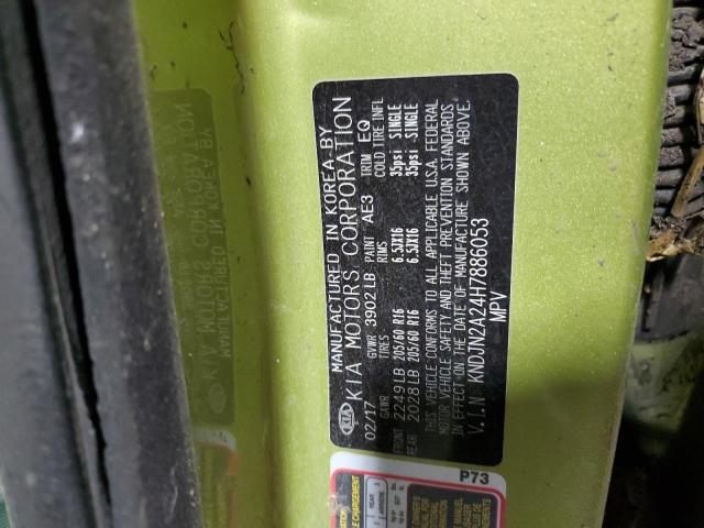 Photo 10 from auction – 2017 KIA SOUL with VIN KNDJN2A24H7886053