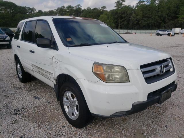 HONDA PILOT LX 2007 with VIN 5FNYF18127B009279 - Photo from auction