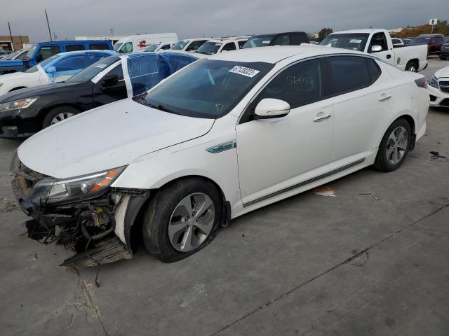 KIA OPTIMA HYB 2016 with VIN KNAGM4AD0G5092250 - Photo from auction