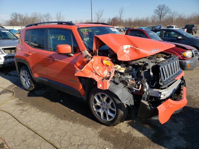 JEEP RENEGADE L 2017 with VIN ZACCJBBB9HPF30056 - Photo from auction