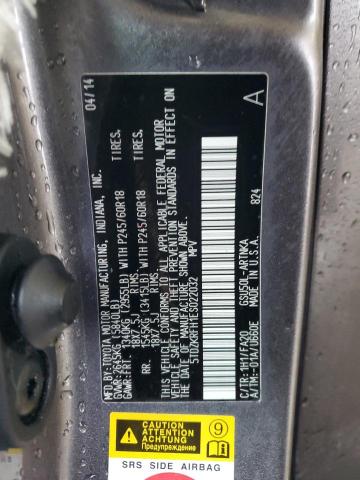 Photo 10 from auction – 2014 TOYOTA HIGHLANDER with VIN 5TDZKRFH1ES022032
