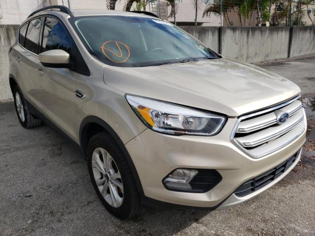 FORD ESCAPE SE 2018 with VIN 1FMCU9GD6JUB17408 - Photo from auction