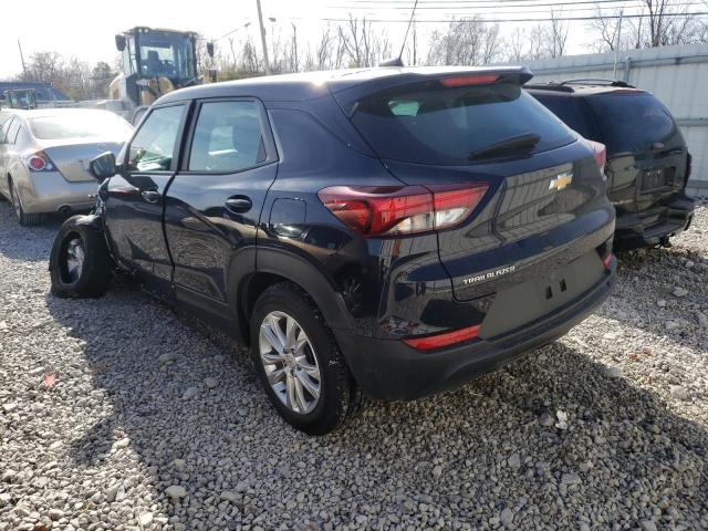 Photo 3 from auction – 2021 CHEVROLET TRAILBLAZE with VIN KL79MMS21MB153771