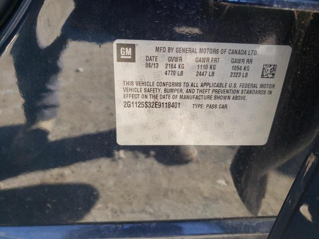 Photo 10 from auction – 2014 CHEVROLET IMPALA LT with VIN 2G1125S32E9118401