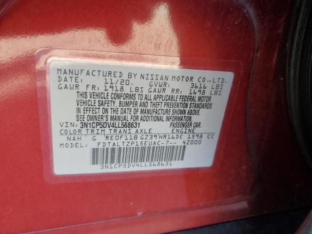 Photo 10 from auction – 2020 NISSAN KICKS SR with VIN 3N1CP5DV4LL568631
