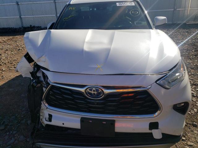 Photo 7 from auction – 2021 TOYOTA HIGHLANDER with VIN 5TDEBRCH0MS030432