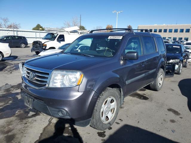 Photo 2 from auction – 2014 HONDA PILOT LX with VIN 5FNYF4H23EB052679