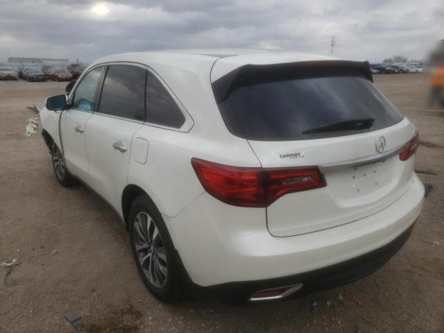 Photo 3 from auction – 2016 ACURA MDX TECHNO with VIN 5FRYD4H42GB019889