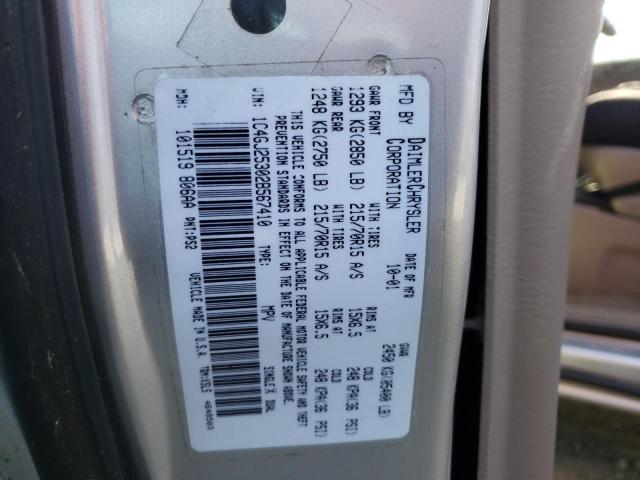 Photo 10 from auction – 2002 CHRYSLER VOYAGER with VIN 1C4GJ25302B567410