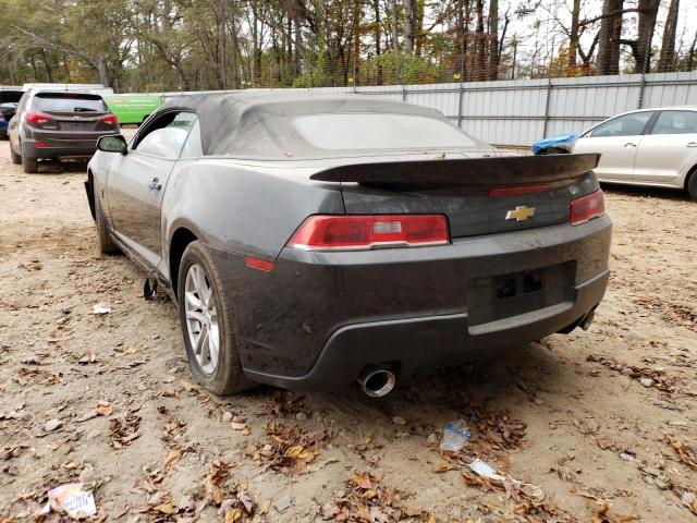 Photo 3 from auction – 2015 CHEVROLET CAMARO LT with VIN 2G1FD3D35F9276069