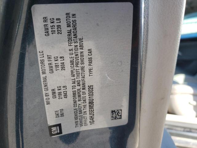 Photo 10 from auction – 2011 BUICK LUCERNE CX with VIN 1G4HJ5EM5BU103026