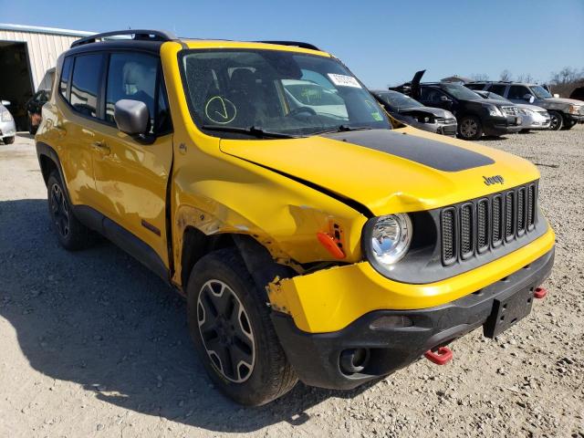 JEEP RENEGADE T 2015 with VIN ZACCJBCT0FPB54857 - Photo from auction