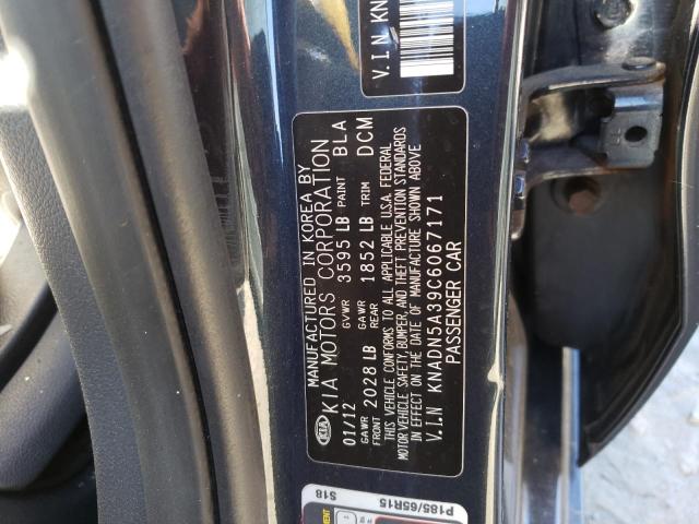 Photo 10 from auction – 2012 KIA RIO EX with VIN KNADN5A39C6067171