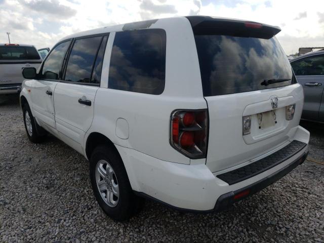 Photo 3 from auction – 2007 HONDA PILOT LX with VIN 5FNYF18127B009279