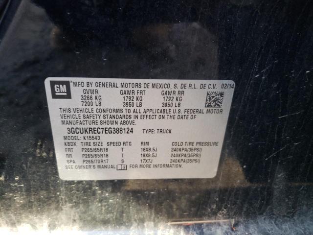 Photo 10 from auction – 2014 CHEVROLET SILVERADO with VIN 3GCUKREC7EG388124