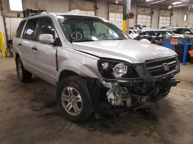 HONDA PILOT EX 2005 with VIN 5FNYF18455B039545 - Photo from auction