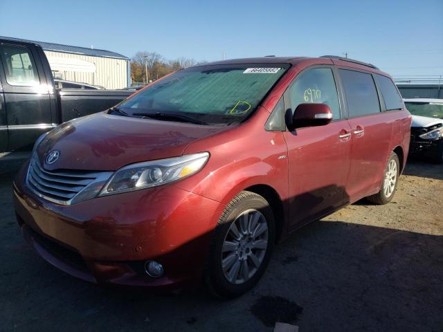 Photo 2 from auction – 2016 TOYOTA SIENNA XLE with VIN 5TDDK3DC0GS137917