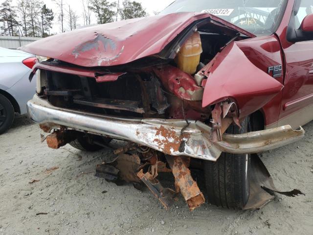 Photo 9 from auction – 2000 FORD F150 with VIN 1FTRX17W9YNA93019