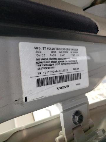 Photo 10 from auction – 2004 VOLVO S80 with VIN YV1TS92D941347025