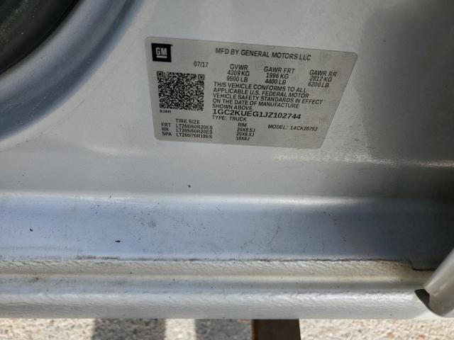 Photo 10 from auction – 2018 CHEVROLET SILVERADO with VIN 1GC2KUEG1JZ102744
