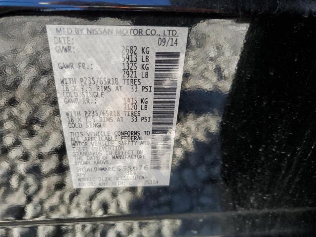 Photo 10 from auction – 2014 INFINITI QX60 with VIN 5N1AL0MMXEC555676