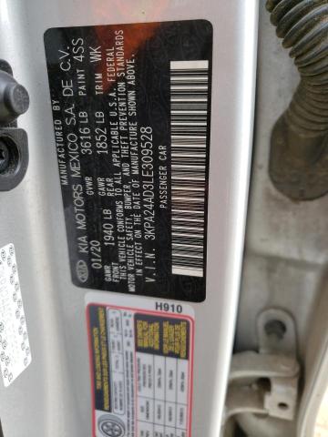 Photo 10 from auction – 2020 KIA RIO LX with VIN 3KPA24AD3LE309528