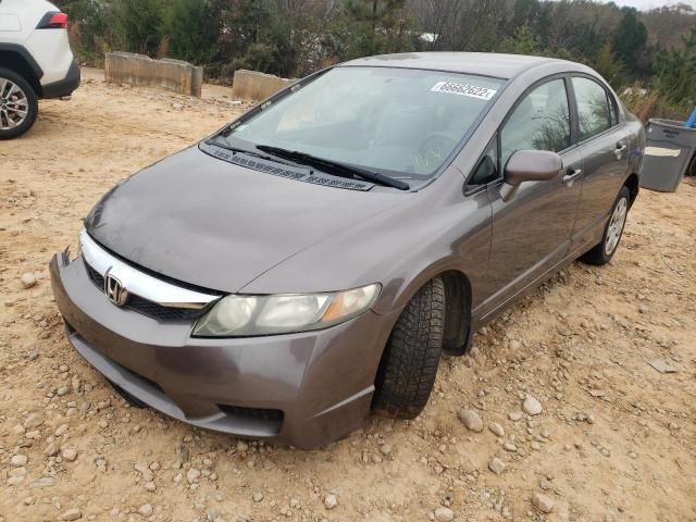 Photo 2 from auction – 2009 HONDA CIVIC LX with VIN 1HGFA16539L027643