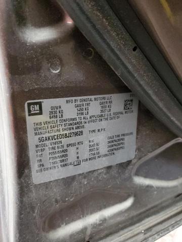 Photo 10 from auction – 2011 BUICK ENCLAVE CX with VIN 5GAKVCED5BJ279628